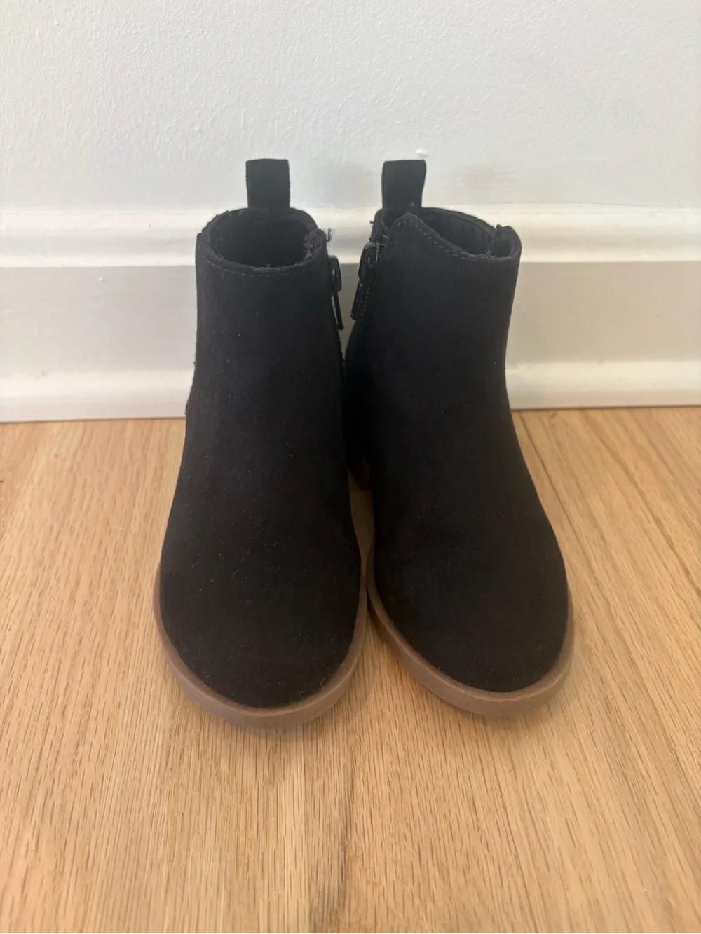 Wonder Nation Black Toddler Boots